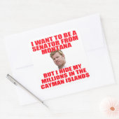 ティムはケイマン諸島で数百万ドルを隠す スクエアシール (封筒)