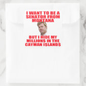 ティムはケイマン諸島で数百万ドルを隠す スクエアシール (バッグ)