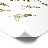 ティムハーブ植物性イラストレーションキッチンデコール ポスター (角)