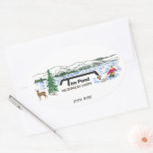 ティムポンドシール 楕円形シール (封筒)