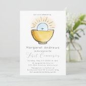 ティムレスファースト・コミュニオン宗教招待状 招待状 (スタンド正面)