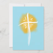 ティムレスファースト・コミュニオン宗教招待状 招待状 (裏面)