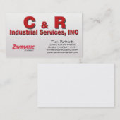 ティムロバーツ 名刺 (正面/裏面)