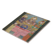 ティムール(1336-1405年)、Babur (1483-1530年、r.1526-30) タイル (側面)