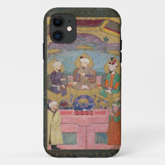 ティムール(1336-1405年)、Babur (1483-1530年、r.1526-30) Case-Mate iPhoneケース (裏面)