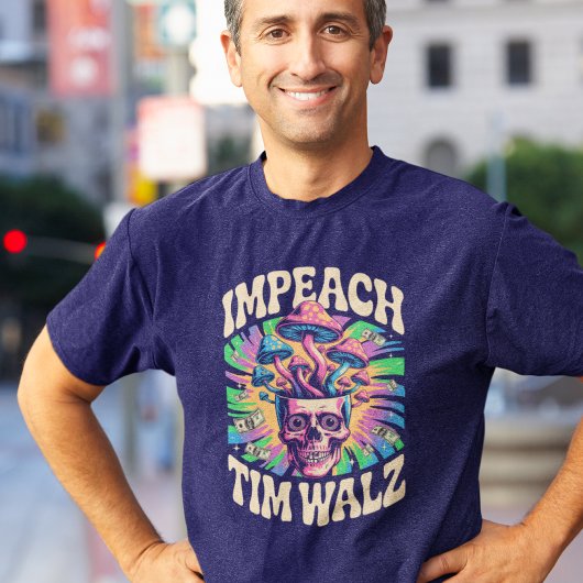 ティム・ウォルツの児童ケア詐欺リーンセンターを弾劾せよ Tシャツ