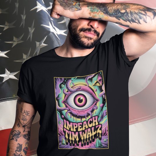 ティム・ウォルツ弾劾 クオリティラーニングセンター詐欺 Tシャツ