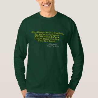 ティム・ウォル風変わりツ州知事ロングスリーブTシャツ Tシャツ