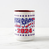 ティム・スコット大統領 ツートーンマグカップ (中央)