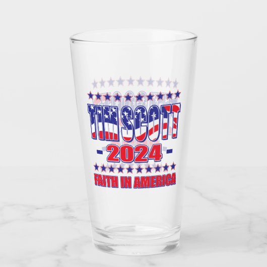 ティム・スコット社長 タンブラーグラス (正面)