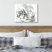 ティム・ダウンズのScalpeen、Dunmore キャンバスプリント (インサイチュ (寝室))