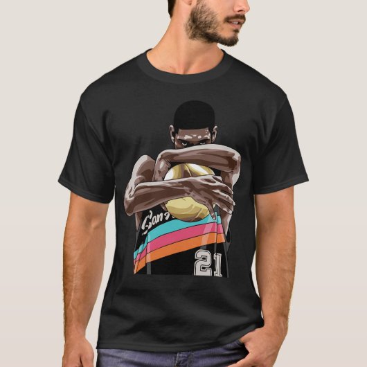 ティム・ダンカン ボールハグ Tシャツ (正面)