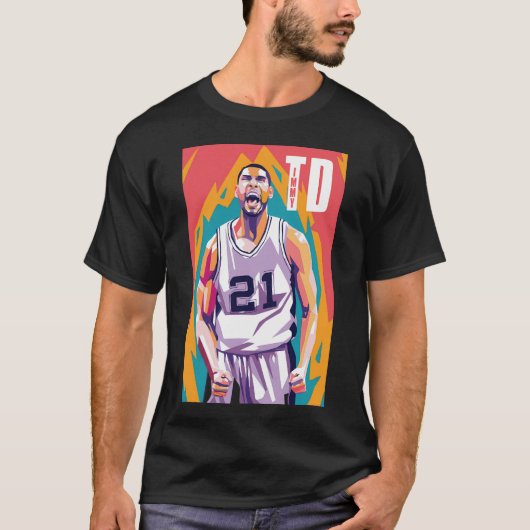 ティム・ダンカン Tシャツ (正面)