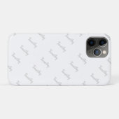 ティモシーな名前は明るい灰色で Case-Mate iPhoneケース (裏面(横))