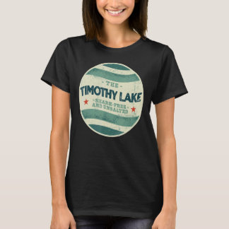 ティモシー湖シャークフリーと無塩キャンピングオレゴ Tシャツ