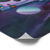 ティモシー・オリクリーによる「政治万華鏡のように千変万化するパターン」 ポスター (角)