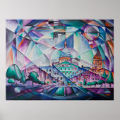 ティモシー・オリクリーによる「政治万華鏡のように千変万化するパターン」 ポスター (正面)