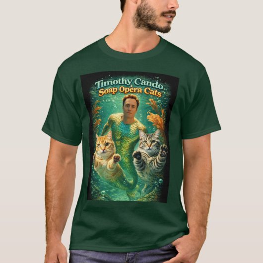 ティモシー・キャンドとソープオペラ・キャッツ Tシャツ (正面)