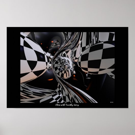 ティモシー・リーリーとのチェス ポスター (正面)