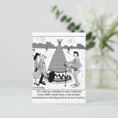 ティモダンーピーはセントラルエア&暖房を搭載 ポストカード (スタンド正面)