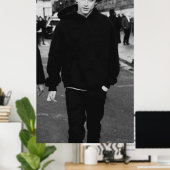 ティモテーシャラメット歩く ポスター (ホームオフィス)