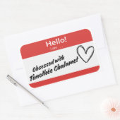 ティモテーシャラメナグタグ 長方形シール (封筒)