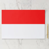 ティラウェイ紙パッドとインドネシア国旗 ペーパーパッド (インサイチュ)