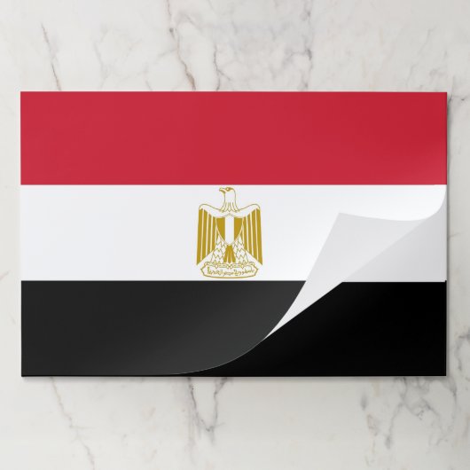 ティラウェイ紙パッドとエジプト国旗 ペーパーパッド (折り畳み)