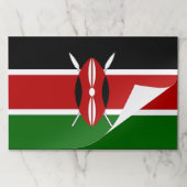 ティラウェイ紙パッドとケニア国旗 ペーパーパッド (折り畳み)