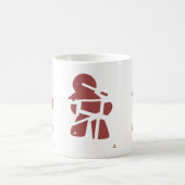 ティラストアパートメープルボードゲーマーデザイン コーヒーマグカップ (中央)