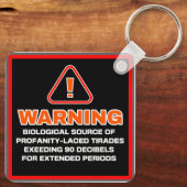 ティラデ警告ー キーホルダー (裏面)