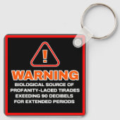 ティラデ警告ー キーホルダー (裏面)