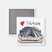 ティラナが大好き マグネット (正面/裏面)