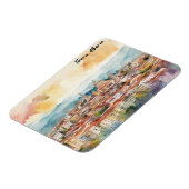 ティラナアルバニア水の色絵を描のパノラマビュー マグネット (左側)