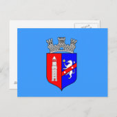 ティラナ国旗、アルバニアはがき ポストカード (正面/裏面)