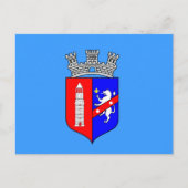 ティラナ国旗、アルバニアはがき ポストカード (正面)