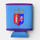 ティラナ国旗、アルバニアクーラーボックス 缶クーラー (裏面)