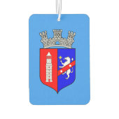 ティラナ国旗、アルバニアヘアタイ カーエアーフレッシュナー (裏面)