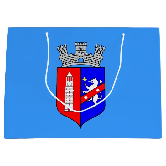 ティラナ国旗、アルバニア大抱き枕 ラージペーパーバッグ (正面)