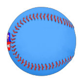 ティラナ国旗、アルバニア野球 野球ボール (正面左)