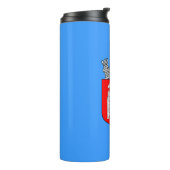 ティラナ国旗、アルバニア・サーマル・タンブラー タンブラー (回転左)