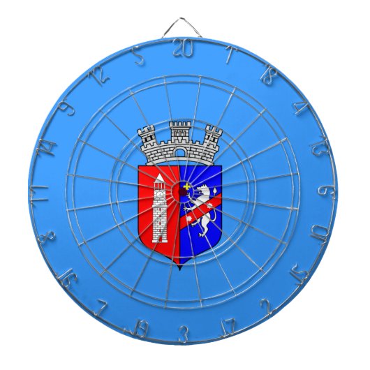 ティラナ、アルバニアダーツボード国旗 ダーツボード (正面)