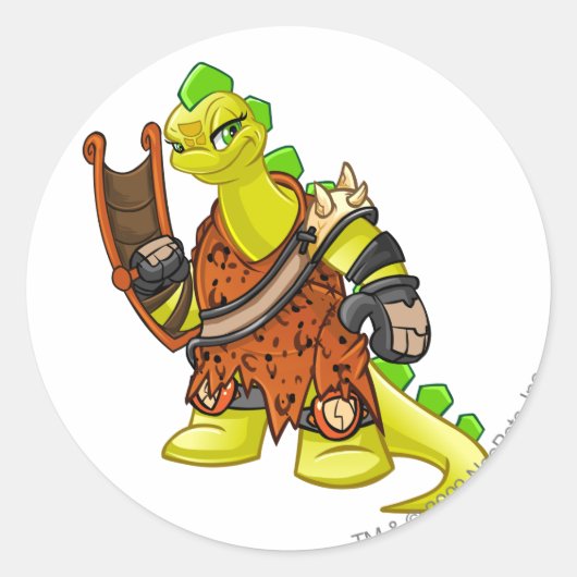 ティラニア・チームのキャプテン2 ラウンドシール (正面)