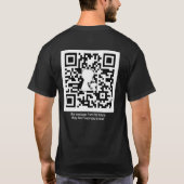 「ティラニーからの突然の飛行」 B&Wアート素晴らしダークティー Tシャツ (裏面)