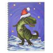 ティラノサウルスのクリスマス ノートブック (正面)