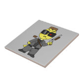 ティラノサウルスのレックスはターミネーターの服を着ている。 タイル (側面)