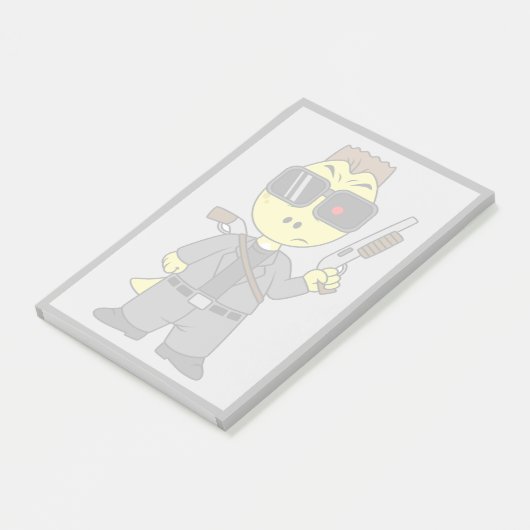 ティラノサウルスのレックスはターミネーターの服を着ている。 ポストイット (アングル)