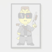 ティラノサウルスのレックスはターミネーターの服を着ている。 ポストイット (正面)