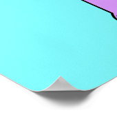 ティラノサウルスのレックスライフガードのイラストレーション。 ポスター (角)