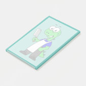 ティラノサウルスのレックス肉屋のイラストレーション。 ポストイット (アングル)